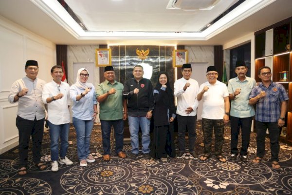 Ketua DPRD Barru Sambut Kunjungan Walikota Makassar