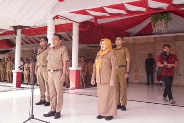 Pimpin Apel Pasca-Libur Lebaran, Bupati Sidrap: Kita Gaspol Bekerja Layani Masyarakat