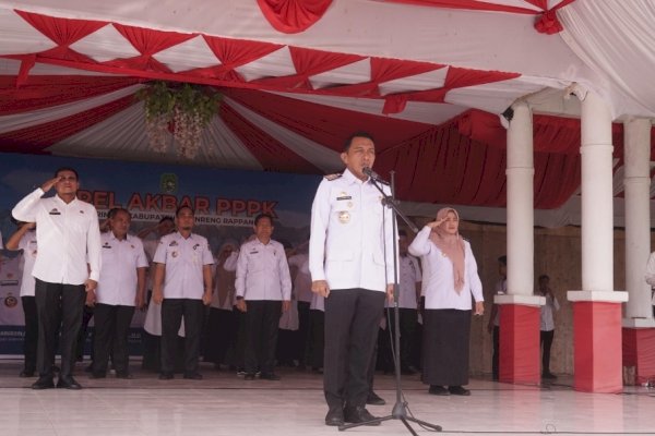 Bupati Syaharuddin Motivasi PPPK Pemkab Sidrap, Bekerja Maksimal Layani Masyarakat