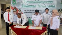 Bupati, Kajari, dan Kades se-Sidrap Teken MoU Pengawasan Dana Desa