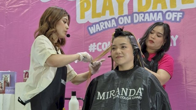 Acara bertajuk "Color Braid Play Date Warna On Drama Off", kolaborasi Citra Cismetic dan Miranda.