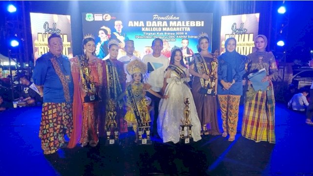 Ajang pemilihan Ana Dara Malebbi Kallolo Magaretta (AMKM) 2025 tingkat kabupaten Sidrap. 