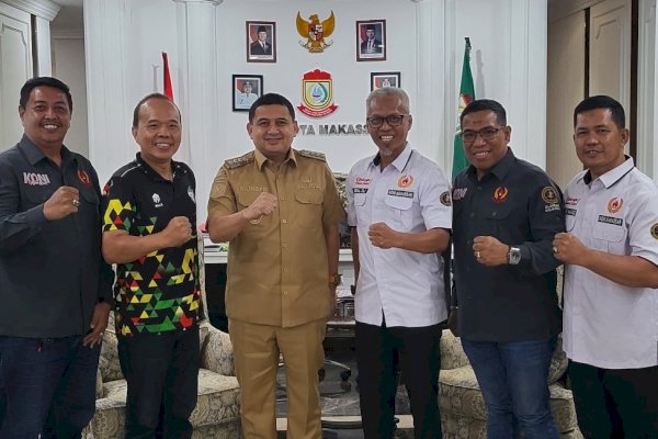 Plt Ketua KONI Makassar Temui Wali Kota, Laporkan Persiapan Musorkot Luar Biasa