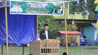 Bupati Pangkep Yusran Salat Idul Fitri di Lapangan Desa Taraweang