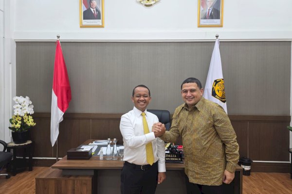 Temui Bahlil, Wali Kota Munafri Atasi Kelangkaan Gas Elpiji 3 Kg di Makassar