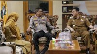 Kapolres Pangkep Silaturahmi Bersama Bupati Yusran Lalogau, Komitmen Jaga Stabilitas Keamanan