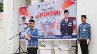 Peringati Hari Otonomi Daerah ke-XXIX, Pemkab Luwu Timur Gelar Upacara