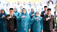 Bupati Soppeng Lantik Pengurus TP PKK dan Dekranasda Soppeng Masa Bakti 2025-2030