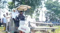 Bupati Jeneponto Paris Yasir Hadiri Panen Raya Padi Nasional, Produksi Meningkat 