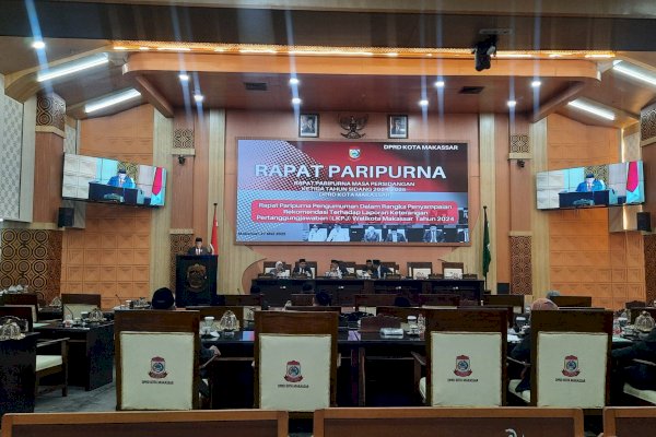 DPRD Makassar Soroti Ketidakhadiran OPD saat Pembahasa LKPJ 2024, Minta Wali Kota Lakukan Evaluasi