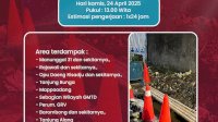 Ada Kebocoran Pipa di Jalan Manunggal, PDAM Makassar Lakukan Pengerjaan Siang Ini-Estimasi 1×24 Jam