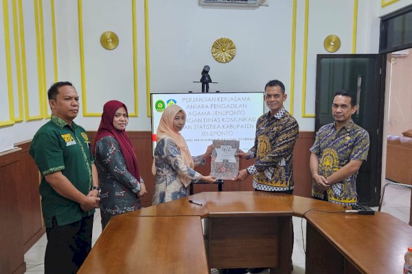 Diskominfotik-Pengadilan Agama Jeneponto Sepakat Jalin Kerjasama soal Publikasi dan Informasi