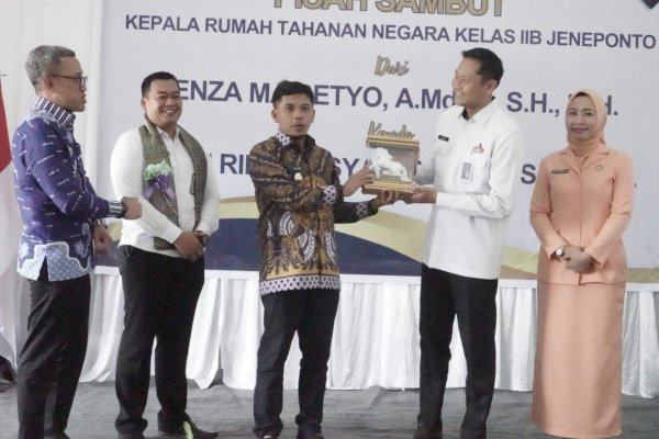 Bupati-Wabup Jeneponto Serah Terima Jabatan Dan Pisah Sambut Kepala Rutan Kelas IIB