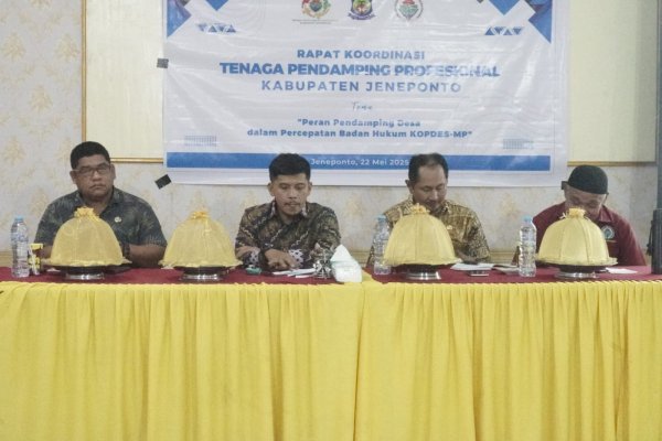 Pemkab Jeneponto Perkuat Peran Pendamping Desa dalam Percepatan Pembentukan Badan Hukum Koperasi-MP