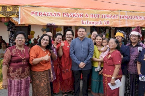 Wali Kota Munafri Hadiri Perayaan Hari Raya Paskah dan HUT XXII KPI Gereja Toraja