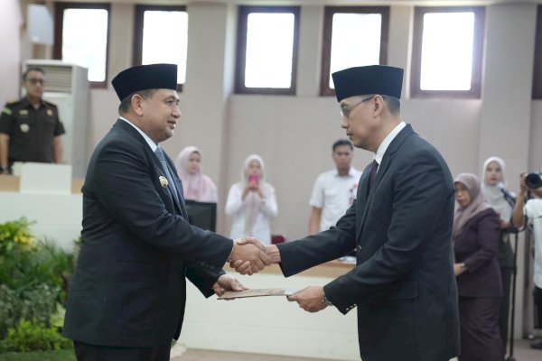 Munafri Lantik Sekda Definitif, Tegaskan Akselerasi Program Asta Cita Presiden