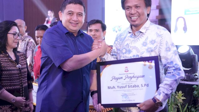 Wali Kota Makassar, Munafri Arifuddin, saat menghadiri Ramah Tamah Peringatan May Day 2025