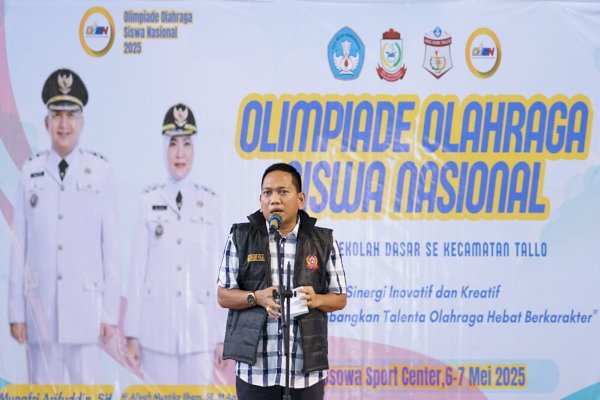 Buka O2SN Tingkat Tallo, Ketua KONI Makassar Ismail Harap Jadi Wadah Talenta Muda Berprestasi