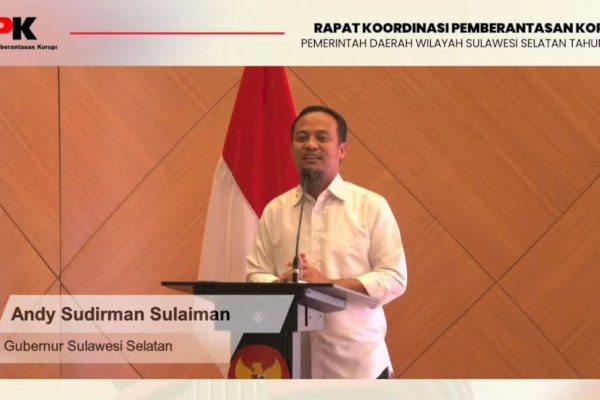 Gubernur Sulsel Paparkan Strategi Antikorupsi di Hadapan KPK dan 24 Kepala Daerah