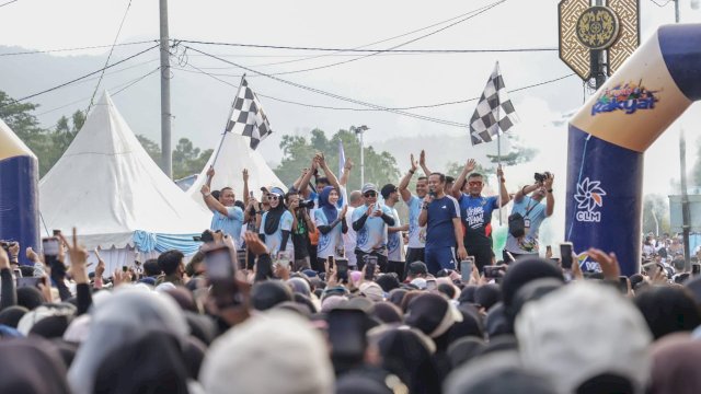 Ribuan Peserta Meriahkan Fun Run Anti Mager Sulsel di Malili.