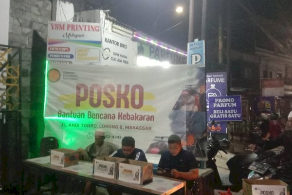 Tanggap Bencana, Plt Dirut PDAM Makassar Hamzah Ahmad Pastikan Penyaluran Air Bersih ke Warga Terdampak Kebakaran di Tamalate