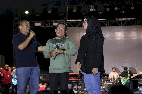 Wali Band Sukses Guncang Panggung Malam Puncak Pesta Rakyat Hari Jadi Lutim