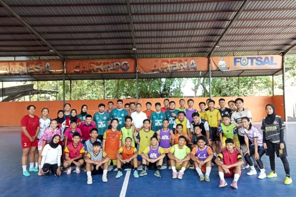 Pantau Seleksi Akhir, Ketua Koni Makassar Ismail Yakin Tim Futsal Pertahankan Medali Emas di Porprov XVIII