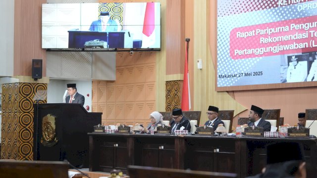 Rapat Paripurna DPRD Makassar.