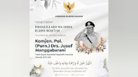 Gubernur Sulsel Sampaikan Duka Cita atas Wafatnya Mantan Wakapolri Komjen Pol (Purn) Jusuf Manggabarani