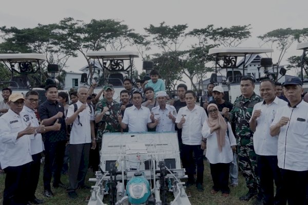 Brigade Pangan Sidrap Dapat Tambahan Alsintan, Bupati: Manfaatkan Sebaik Mungkin!