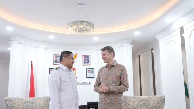 Munafri Ajak Dubes Australia Tangani Sampah, Banjir Hingga Transportasi Publik.