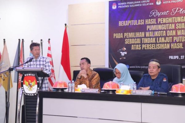 PSU Pilkada Palopo Berjalan Kondusif, Bawaslu Apresiasi Kerja Keras Penyelenggara