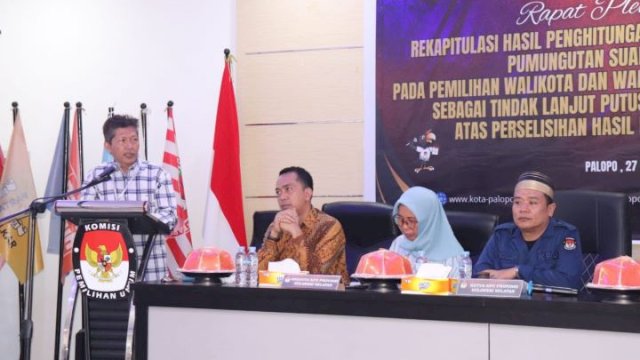 PSU Pilkada Palopo Berjalan Kondusif, Bawaslu Apresiasi Kerja Keras Penyelenggara