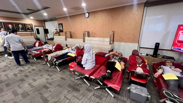 Bank Sulselbar Kumpulkan 68 Kantong Dalam Aksi Kemanusiaan Donor Darah