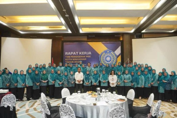 Pimpin Raker TP PKK Kota Makassar, Melinda Aksa Tekankan Transparansi Berbasis Digital