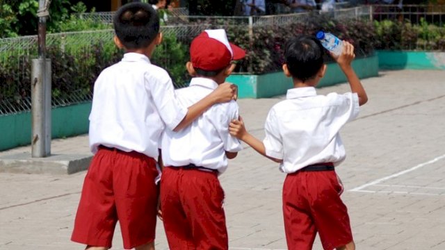 ILustrasi Anak Sekolah.(F-IST