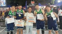 Tim Basket Bank Sulselbar Juara Pertama Makassar 3X3 Basketball Championship 2025
