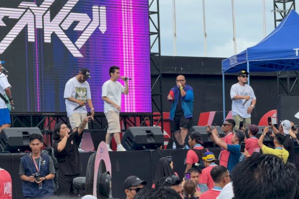 Tampil di MHM 2025, Saykoji Ajak Warga Makassar Lawan Rasa Malas dan Hidup Sehat