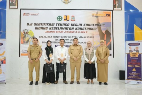 Resmikan Uji Sertifikasi Tenaga Kerja, Munafri Tekankan Pentingnya Pembangunan di Pulau