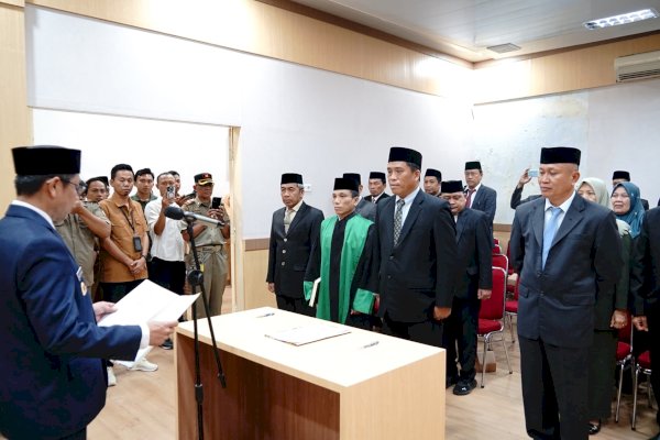 Wabup Selle Lantik Andi Muhammad PJ Sekda Soppeng