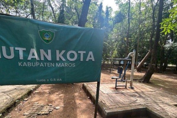 Banyak yang Rusak, Pemkab Maros Segera Perbaiki Alat Olahraga di Hutan Kota