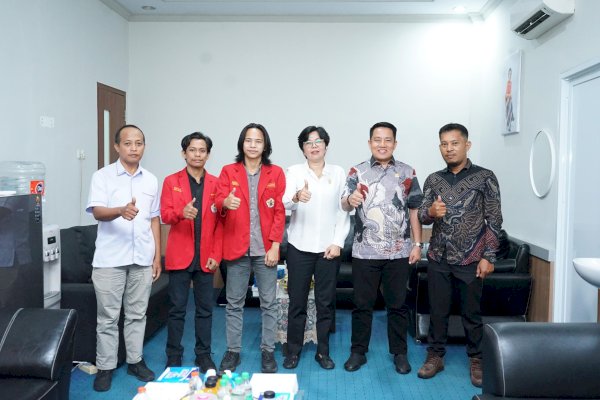 Waka DPRD Tyna Haji Ti’no Terima Audiens Hipma Gowa, Bahas Sinergi Program Kedepan