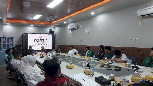 RDP Komisi A DPRD Makassar.