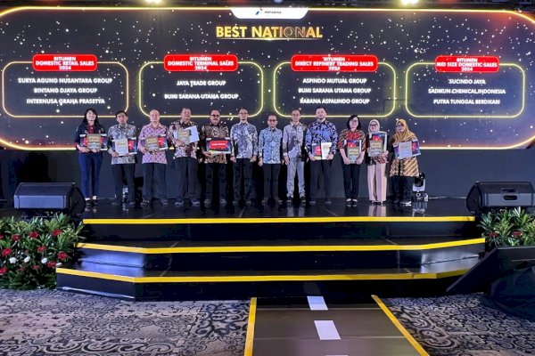 Kalla Aspal Torehkan Prestasi Nasional di Penghargaan Kinerja Penjualan 2024