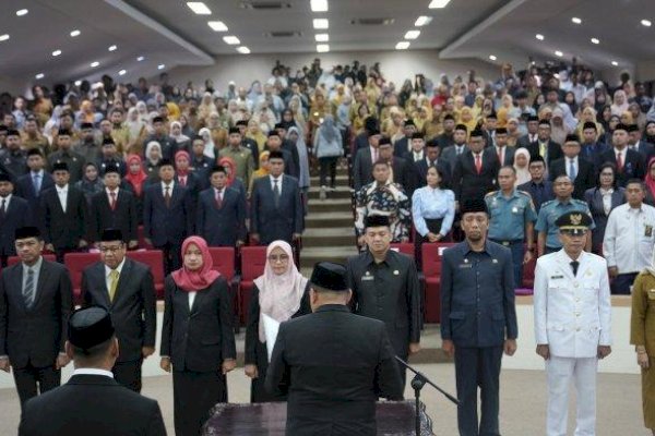 Daftar Lengkap 46 Pejabat Baru Pemkot Makassar yang Dilantik Appi-Aliyah