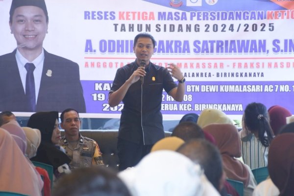 Odhika Cakra Perjuangkan Infrastruktur dan Jaminan Kesehatan Warga Biringkanaya