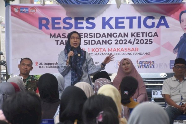 Reses DPRD Makassar, Rezki Komitmen Perjuangkan Infrastruktur Jalan-Drainase di Buakana