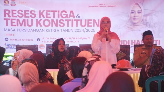 Anggota DPRD Kota Makassar dari Fraksi Partai Gerindra, Budi Hastuti.