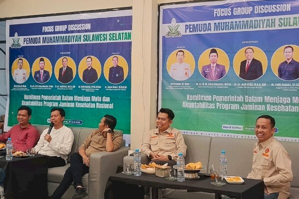 FGD Pemuda Muhammadiyah Sulsel, Silaturahmi Sekaligus Bahas Komitmen Pemerintah Jaga Mutu Program JKN