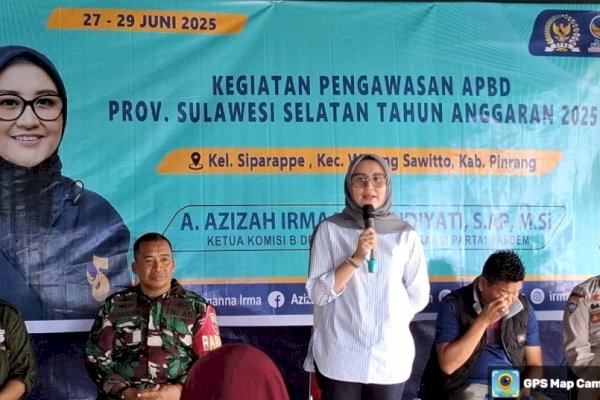 Di Sela-sela Pengawasan APBD, Ketua Komisi B DPRD Sulsel Azizah Kunjungi Gudang Bulog di Pinrang